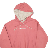 CHAMPION REVERSE WEAVE Double Hood Womens Pink Hoodie M