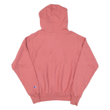 CHAMPION REVERSE WEAVE Double Hood Womens Pink Hoodie M