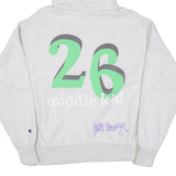 CHAMPION REVERSE WEAVE Middle Kid Mens Grey Hoodie L