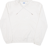ADIDAS Womens White Hoodie M