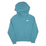 NIKE Womens Blue Hoodie M