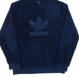 ADIDAS Teddy Womens Blue Hoodie S