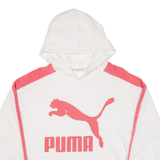 PUMA Womens White Hoodie UK 12