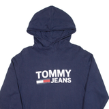TOMMY JEANS Mens Blue Hoodie M