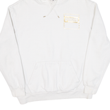 PUMA Mens White Hoodie L