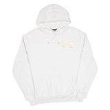PUMA Mens White Hoodie L