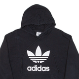 ADIDAS Womens Black Hoodie UK 10