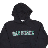 CHAMPION Sac State Mens Black Hoodie USA S