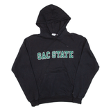 CHAMPION Sac State Mens Black Hoodie USA S