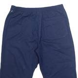 ADIDAS 3/4 Length Womens Sports Shorts Blue UK 14 W32