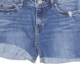 LEVI'S 711 Cut Off Womens Denim Shorts Blue Slim XS W26