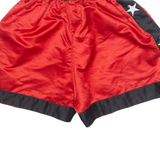 M.A.R INTERNATIONAL Thai Boxing Mens Sports Shorts Red L W26