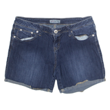 GUESS Cut Off Womens Denim Shorts Blue L W34