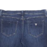 GUESS Cut Off Womens Denim Shorts Blue L W34