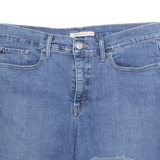 LEVI'S 311 Cut Off Womens Denim Shorts Blue L W33