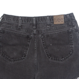 LEE Cut Off Womens Denim Shorts Black L W34