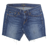 LEVI'S 524 Cut Off Low Rise Womens Denim Shorts Blue M W30
