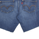 LEVI'S 524 Cut Off Low Rise Womens Denim Shorts Blue M W30
