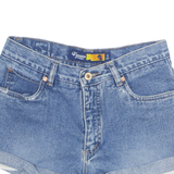 VENUS GIRL TRAP Womens Denim Shorts Blue S W28