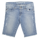 GUESS JEANS Womens Denim Shorts Blue M W32