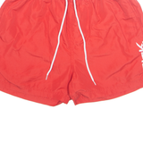 REEBOK Mesh Lined Mens Swimming Shorts Red S W27