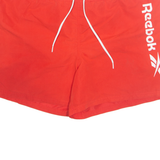REEBOK Mesh Lined Mens Swimming Shorts Red 2XL W42