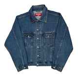Wrangler Denim Jacket - XL Blue Cotton
