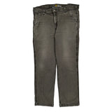 Carhartt Carpenter Trousers - 36W 32L Grey Cotton