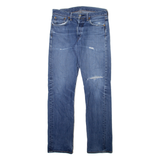 LEVI'S 501 Jeans Mens Blue Regular Straight Stone Wash W30 L30