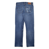 LEVI'S 501 Jeans Mens Blue Regular Straight Stone Wash W30 L30