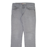 LEVI'S 511 Jeans Mens Grey Slim Straight Stone Wash W34 L34