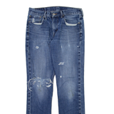 LEVI'S 511 Jeans Mens Blue Slim Straight Stone Wash W32 L34