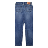 LEVI'S 511 Jeans Mens Blue Slim Straight Stone Wash W32 L34