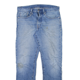 LEVI'S 502 Jeans Mens Blue Regular Tapered Stone Wash W31 L32