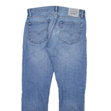 LEVI'S 502 Jeans Mens Blue Regular Tapered Stone Wash W31 L32