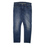 LEVI'S 512 Jeans Mens Blue Slim Tapered Stone Wash W33 L29