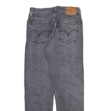 LEVI'S 501 BIG E Jeans Womens Grey Regular Straight Stone Wash W25 L28