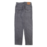 LEVI'S 501 BIG E Jeans Womens Grey Regular Straight Stone Wash W25 L28