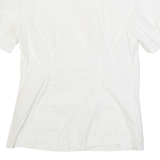 GUESS Womens Shirt White Collared S