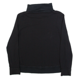 MARC CAIN Womens Oversized Top Black Roll Neck Long Sleeve S