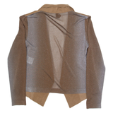 MARC CAIN Womens Kimono Blouse Brown Long Sleeve M