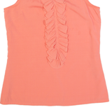 REISS Womens Vest Pink Sleeveless UK 10