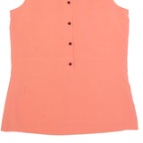 REISS Womens Vest Pink Sleeveless UK 10