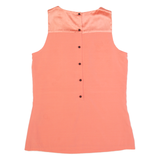 REISS Womens Vest Pink Sleeveless UK 10
