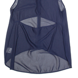 FIRETRAP Sheer Womens Shirt Blue Collared Sleeveless L