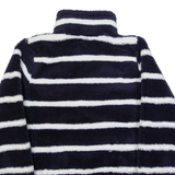 MOUNTAIN WAREHOUSE Pullover Womens Fleece Jacket Blue Striped UK 8