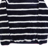 MOUNTAIN WAREHOUSE Pullover Womens Fleece Jacket Blue Striped UK 8