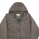 REGATTA Womens Chore Jacket Grey Hooded UK 16