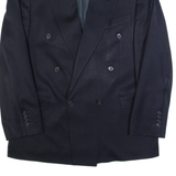 YVES SAINT LAURENT Mens Blazer Jacket Blue Wool L