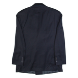 YVES SAINT LAURENT Mens Blazer Jacket Blue Wool L
